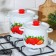 Set of pan "Sadovaya strawberries", 2 items: 3.5 l, 5.5 l, enameled covers, induction