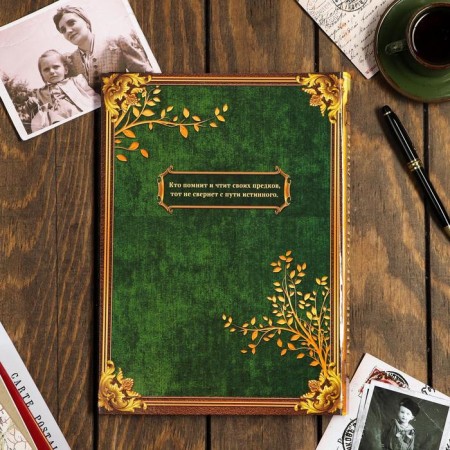 Родословная книга «Книга нашей семьи», 100 страниц, 22 х 31 см-13