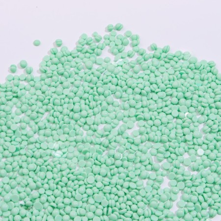 Wax for depilation, film, in granules, 500 gr, green color-4