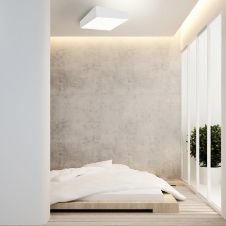 Ceiling light mantra mini, e27, 8x20W, 849x600x240 mm, white color-2