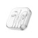 Headphones Borofone BM30 Max Acoustic, microphone, inserts, Type-C, cable 1.2 m, white