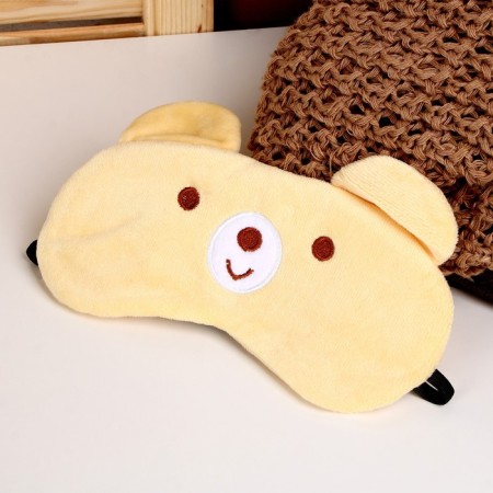 The headrest "Bear" with a mask for sleeping-7