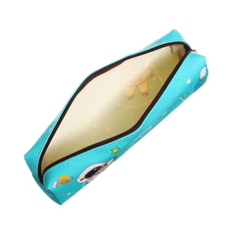 School "Cosmos", on a zipper, turquoise-3