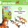The training set "My Farm", animals and poster, according to the Montessori methodology