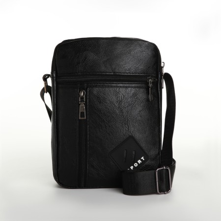 Male bag, black color-1