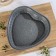 The form for baking "Elin marble. Heart ", 27 × 27.5 cm, anti -stick coating, gray color