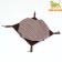 Gamak "suspension" for rodents 23*23 cm, calico, fleece, gray