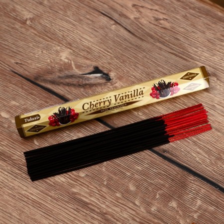Incense "tulasi" 20 fragrances of cherry and vanilla-2