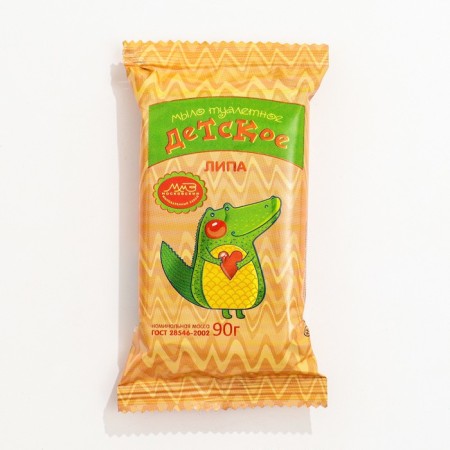 Soap toilet "children's linden", packed, 90 g