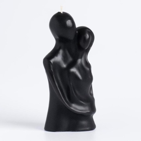 Figure candle "Lovers", 12 cm, black-2