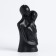 Figure candle "Lovers", 12 cm, black