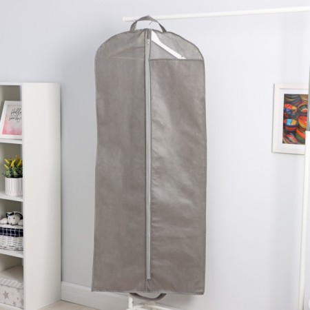 Clothing cover, 60 × 140 cm, gray color