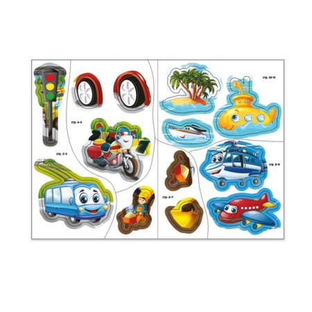 Stickers set No. 1, 6 pcs. 12 pp., A5 format-11