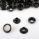 Installation button, omega (o-shaped), iron, d = 15 mm, black nickel color