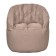 Chelsea chair, size 85x85 cm, fabric fabric of a mower, brown color