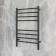 Terminus heated towel rail "Aurora" P8, 500x800 mm, Dimmer, Black Muars