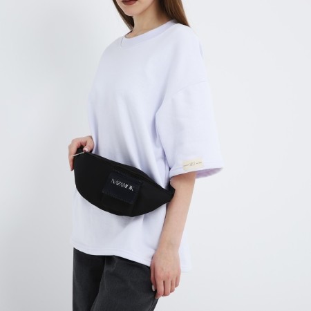 Textile belt bag with pocket "Nazamok" 30*14*6 cm-7