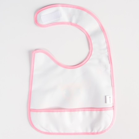 Bibslate for feeding "deer" waterproof on Velcro, with a pocket-4