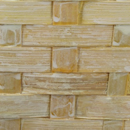 Wicker basket, 26 x 13 x 11 cm, yellow, bamboo-4