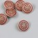 Buttons metal for creativity "openwork flower" 2.1x2.1x0.8 cm