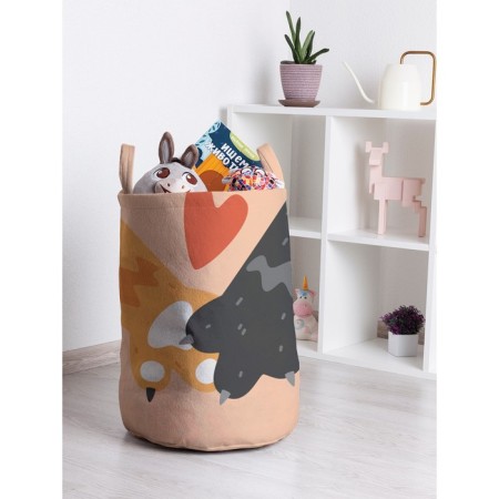 Basket for toys "Come on a paw, size 35x50 cm