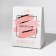 Mirror with storage stand, bilateral, mirror surface 13.5 × 17 cm, color mix