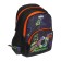 School backpack 38 x 27 x 17, ergonomic back, Devente Attomex Basic, Football, Black 7033442