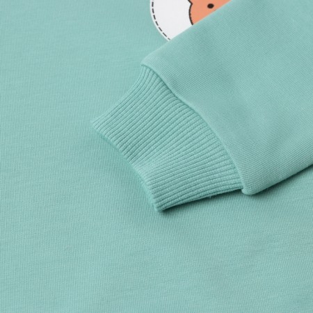 Kit for children (jumper, trousers), dusty mint color, height 80 cm-2