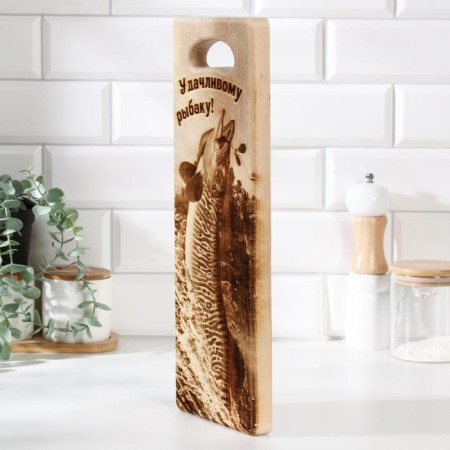 Defense board "Lucky Fisherman", 40x14.5x2 cm-1
