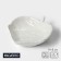 Porcelain dish Magistro "leaf", 9 × 8 cm, white color