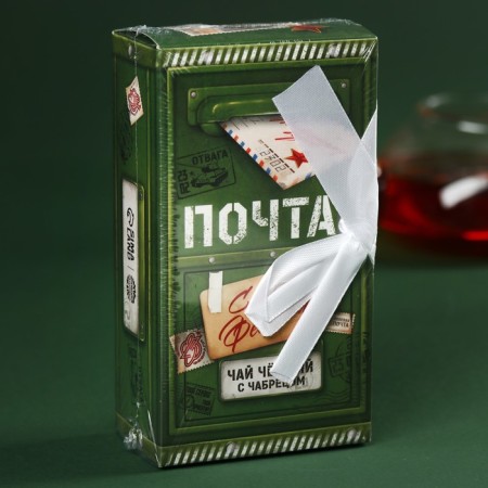 Black tea "best man", taste: thyme, 100 g.-5