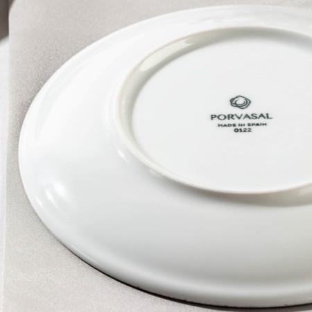 Porcelain plate flat Natur Sand, D = 20 cm, brown color-3