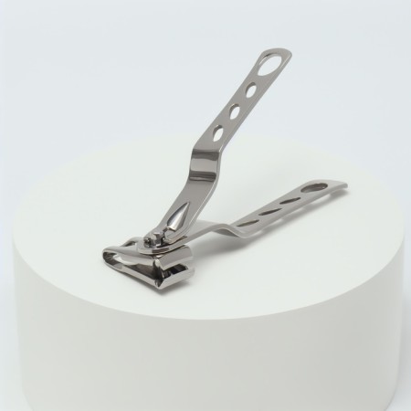 Kusachki - Mespser manicure, 8 cm, with mobile blades, silver color-3