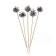 New Year's decor "Bouquet of silver cones"