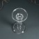 Glass of glass per 1 candle "Neo" transparent 24x11x11 cm