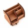 Organizer 5 sections, 1 sliding box, a series of ash shimo dark with Kant Dark, 14*21cm