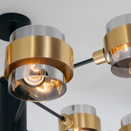 Ceiling chandelier with ARCADA, 60W, E14, 80x80x34.5 cm-1