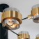 Ceiling chandelier with ARCADA, 60W, E14, 80x80x34.5 cm