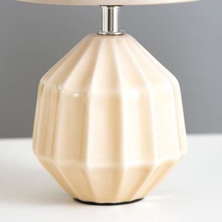 Alade table lamp E14 40W Beige 14x14x28 cm Risalux-3