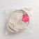 Storage basket with handles of the shade "marble", 20 × 20 × 24 cm, white-gray color
