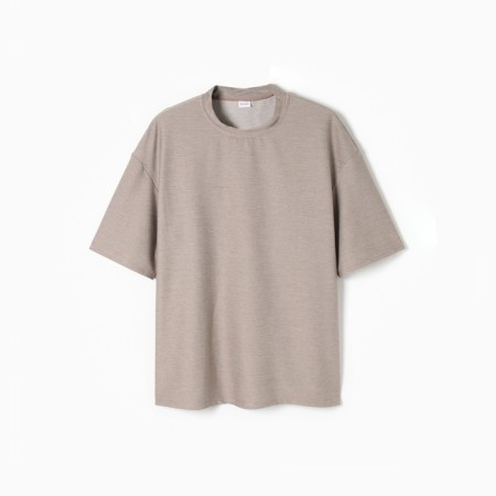 Men's T -shirt Minaku Regular: Gray color, size 46-4