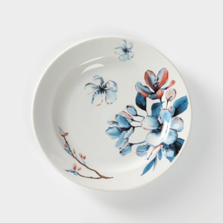 Porcelain plate "Moments of Spring", D = 17.5 cm