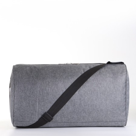 Sports bag with lightning, long belt, gray color-2