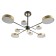 Laser Laser 8XLED 144W 3000-6000K black and gold 75x75x48 cm Bayerlux