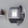 Silver mirror, wall, 70 × 4 cm