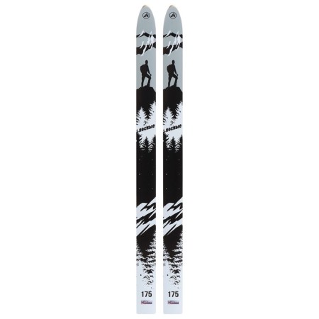 Wood-plastic skis "forest", 175 cm, with a notch-2
