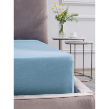 SEA WAVE gum sheet, size 140x200x20 cm, blue-5