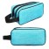 School Penal on the zipper Calligrata, 2 departments, turquoise