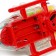 The helicopter "gears", light and sound, works from batteries