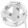 Anti -Manager hat - helmet for children, large stars, white color